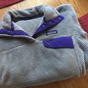 purple patagonia pullover ✨✨